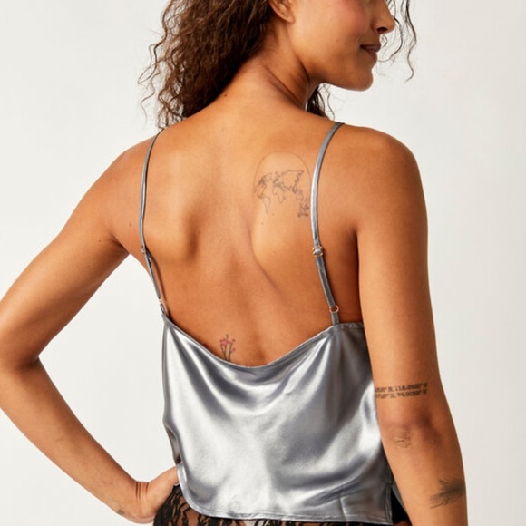 NWT FREE PEOPLE SUNSET SHIMMER CAMI TOP SIZE L - Picture 2 of 4